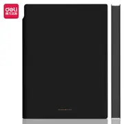 DELI A5 Premium Leather Notebook Personal Planner Organizer Diary Journal Business Travel Notepad Office Stationery Fashion Leather Cover Sketchbook
