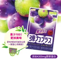 在飛比找PChome24h購物優惠-【Meiji 明治】果汁QQ軟糖 葡萄口味-彈力(48g/包