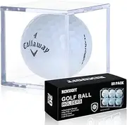 20-Pack Golf Ball Display case - UV Protection Golf Ball Holder, Golf Ball Cube Clear Acrylic Golf Ball Box Square Case for Golf Ball Collectibles, Golf Ball Square Showcase Your Collection