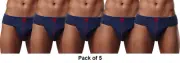 Omtex Athletic Neo Back Covered Cotton Gym Supporter Pack of 5 NAU
