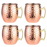 Mule Copper Mugs - 4packs with Hammer Point