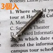Qty3 M4 x 0.7 pitch x 30mm Titanium Screw Allen Hex Socket Flat Head Ti Bolt