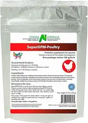 SuperDFM-Backyard Poultry, Probiotic Supplement for Poultry, Makes 120 Gallons