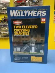 WALTHERS Cornerstone Two Elevated Crossing Shanties 933-2944 HO Scale New
