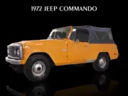 1972 Jeep Commando Metal Sign: 12x16" & Free Shipping
