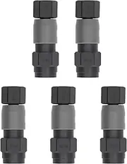 Pneumatic Fitting Air Coupler Self Locking Female Thread 5 Sets for Quick Connection (SF+PF-40)