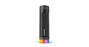 HidrateSpark PRO Tritan Plastic - 24 oz. Smart Water Bottle + Bonus Straw Lid - Black