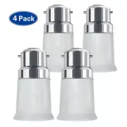 Bulb Adapter Bulb Converter LED Holder Lamp Adapter Light Adapter White 4pcs