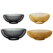 Multipurpose Wire Iron Fruit Basket Snack Bread Storage Bowl Nordic Style