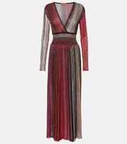 [Missoni] Missoni Zigzag midi dress UK 8 red
