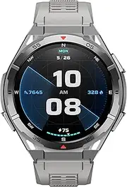 OCS & APS Smart Watch with GPS for Men & Women with 1.43" AMOLED Display & Built-in Fitness | Low Power Consumption | Bluetooth Music & Call | IP68 30m Waterproof | iOS and Android Compatible - Grey