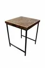 Indian Handicrafts Buffalo Horn Antique Design Side Table Bed Side End Table