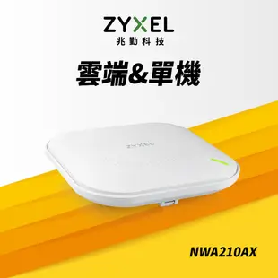 Zyxel合勤 WiFi6 雙頻PoE無線網路基地台 NWA210AX