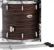 Pearl PMX Professional Maple 18x16" Matte Mocha Swirl Floor Tom Drum w/Legs NEW