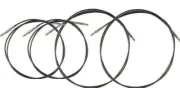Options Black Interchangeable Circular Knitting Needle Cables by Knit Picks