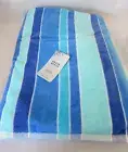 Kassatex Oversized Kassa Beach Towel 40" x 70" Blue Striped 100% Cotton