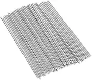 100Pcs Model Car Axles Gear Shaft for DIY Projects Precision Engineered Car Parts for Enhanced Performance Rc Cars Boats and Helicopters Silver