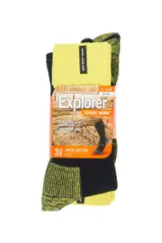 [Bonds] Bonds Explorer Mens Cotton Tough Work 3 Pack Size: 11+ 11+ Multicolor