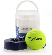 Portable Tennis Trainer 2.05LB Weight Heavy Iron Base Tennis Training Tool Exercise Tenis Ball Sports Self-Study Rebound Ball Baseboard Sparring Device
