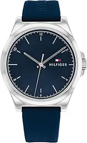 [Tommy Hilfiger] Men's norris Watch, BLUE/SILVER, 42MM