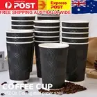 Disposable Coffee Cups With Lids 8OZ 12OZ Thicken Paper Takeaway BPA Free DF