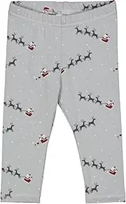 [müsli] Baby Boys Santa Leggings, Jasmine Blue/Mystery Blue/Balm Cream