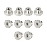 Knurled Thumb Nuts, 10Pcs M8 Iron Round Knobs for 3D Printer Parts