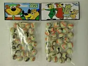2 Bags Of Yogi Bear Cartoon Promo Marbles