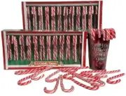 Individually Wrapped 48 Individually Wrapped Peppermint Candy Canes (2 Boxes)