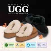 UGG Real Aus 100% Australian Sheepskin Wool Platform Ladies Sheep Skin Slipper