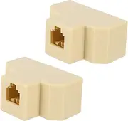 2pack Rj11 Splitter for Landline Converter Phone Plug Adapter Telephone Tap Australian Standard