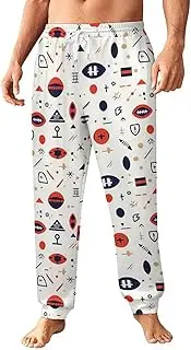 [Generic] Men's Sweatpants, Rugby and Game Strategies-66, Polyester Joggers, Sweatpants Jogging Pants for Workout Running