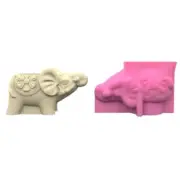 Pen Holder Flower Pots Silicone Molds Epoxy Resin Mold Elephant Shaped Planter