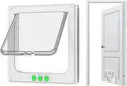Dog Door for Wall,Long-Lasting Cat Door for Window - Safe Clear Double Acrylic Transparent Gate for Pet Puppy Kitten Kit Indoor Outdoor Use