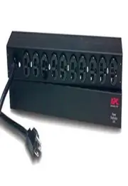 APC Rack Mount PDU, Basic 100V-120V/20A, (10) Outlets, 1U Horizontal Rackmoun...