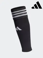 adidas Black/White Performance Team Sleeves Socks (D66085) | $23