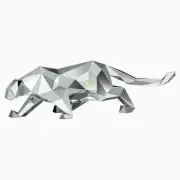 SWAROVSKI Figurine Soulmates Leopard Silver Gregory Aran Mirror Nature 5268161