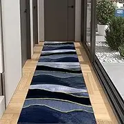 Long Narrow Hallway Runner Rugs，Indoor Corridor Hall Entryway Runner Carpet，80X200cm Rubber Backing Doormat Runner 60cm/70cm/80cm/100cm Wide(2.6ft×9.8ft/80×300cm)