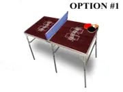 Mississippi State University Portable Table Tennis Ping Pong Folding Table w/Acc