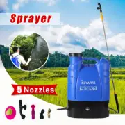16L Electric Weed Sprayer Backpack Garden Farm Pump Spray Rechargeable Battery