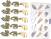 Kisangel 1Set Metal Finger Picks Set Open Design Thumb Picks for Acoustic Guitar Banjo Ukulele Bass Finger Thumb Picks with Case present for Musicians