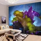 Great Amethyst Monster 3D Blockout Photo Print Curtain Fabric Curtains Window