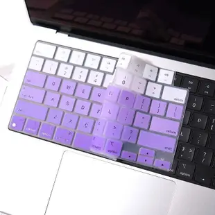 13 14 15 16吋MacBook Pro Air 2023蘋果筆電美式英文漸層色鍵盤膜