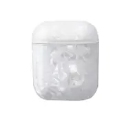 Shell Pattern Earphones Shockproof Protective Case For Apple Airpods 1 / 2(Zircon White)
