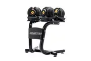 48kg Adjustable Dumbbell Set With Stand - Gold