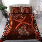 Aboriginal Naidoc Week Heal The Lizard Turtle Bedding Set Doona Cover Queen King