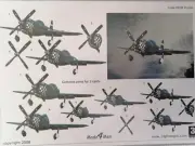 A4 3D DECOUPAGE / PAPER TOLE Sheets - Prop Plane/Steam Engine - 3dPhotopic