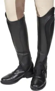 Ladies Derby Leather Half Chaps