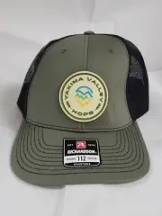 Yakima Valley Hops Green Mesh Backed Hat with PVC PatchAdjustable NEW