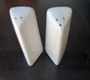 4" White Porcelain Salt and Pepper shakers